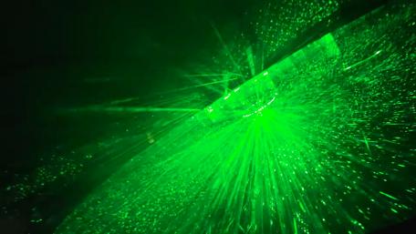 Black and green lights wallpaper