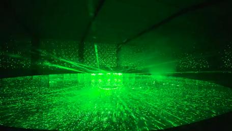 Black and green lights wallpaper