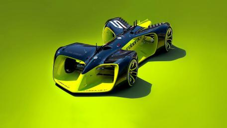 Solar panel race car wallpaper