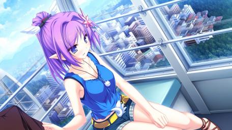 Elf anime girl wallpaper