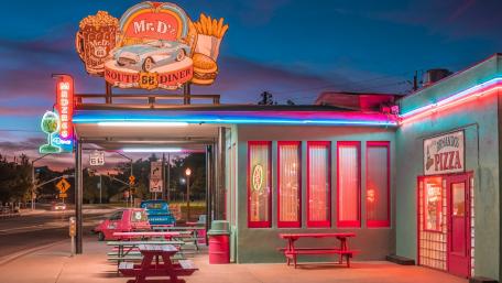 Mr D'z Route 66 Diner wallpaper