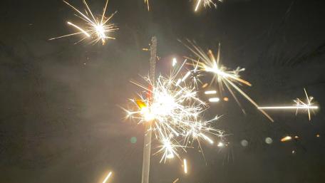Sparkling Night Celebrations with Fireworks wallpaper