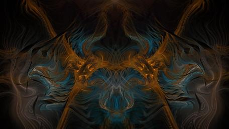 Mystical Swirls of Light and Shadow wallpaper