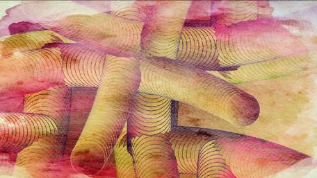 Vibrant Abstract Tubes Design wallpaper