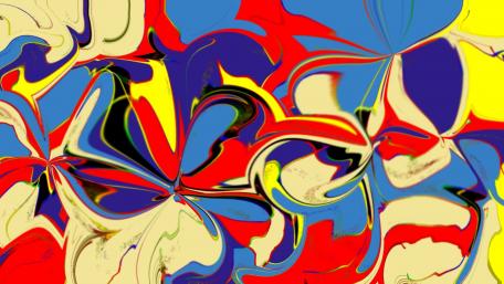 Vibrant Swirls of Colorful Chaos wallpaper