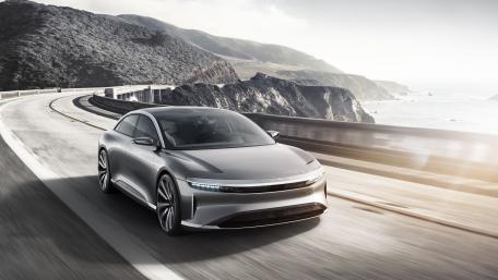 Lucid Air electric concept car wallpaper