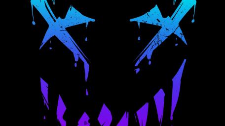 Neon Monster's Gaze wallpaper