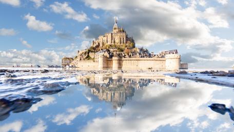 Mont Saint Michel Abbey wallpaper