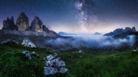 Drei Zinnen (Dolomites) wallpaper