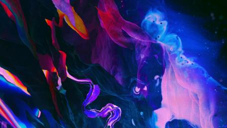 Mystic Whispers in Cosmic Veil wallpaper