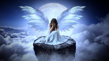 Angel of the Full Moon Dreamland wallpaper