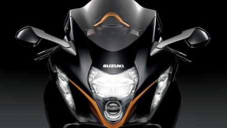 A Bold Ride on the Suzuki Hayabusa wallpaper