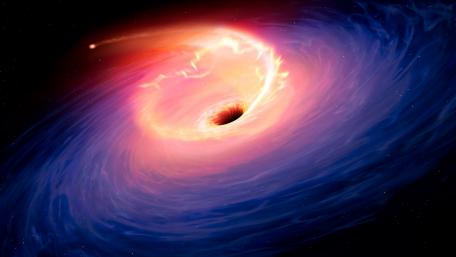 Big black hole wallpaper