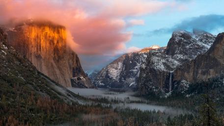 Yosemite, Tunnel View wallpaper