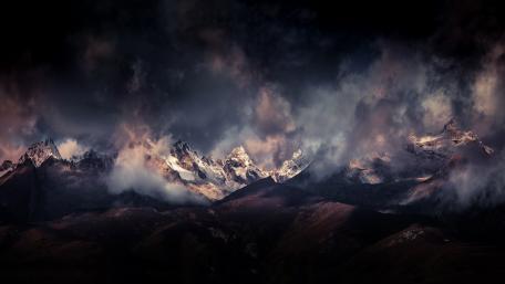 Tibetan landscape wallpaper