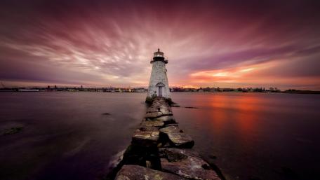 Palmer's Island Lighthouse wallpaper
