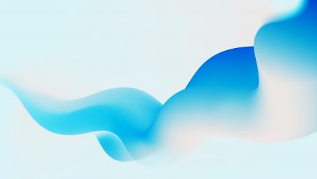 Flowing Blue Abstraction wallpaper