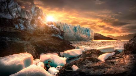 Patagonia glacier wallpaper