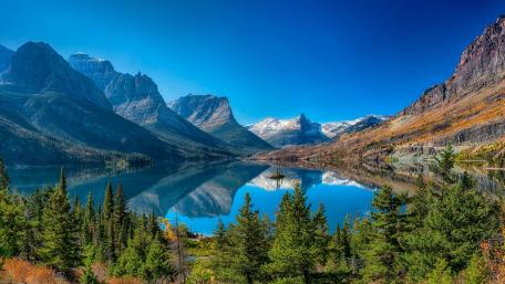 Saint Mary Lake, Glacier National Park wallpaper