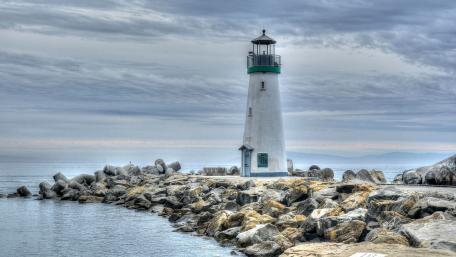 Walton Lighthouse (Santa Cruz Breakwater Lighthouse) wallpaper