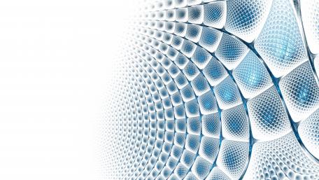 Modern Blue Geometric Abstraction Wallpaper wallpaper