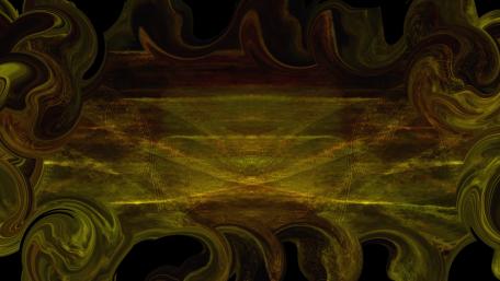 Swirling Gold and Black Abstraction Creates Depth and Texture wallpaper