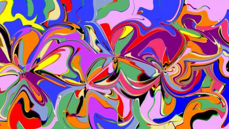 Vibrant Swirls of Creative Expression wallpaper