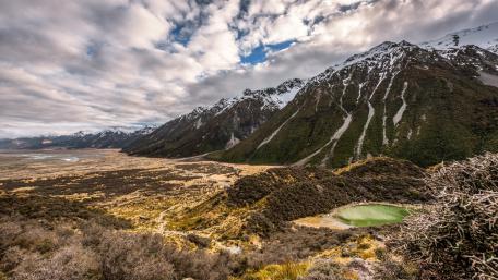 Majestic Mountains and Serene Lake Views wallpaper