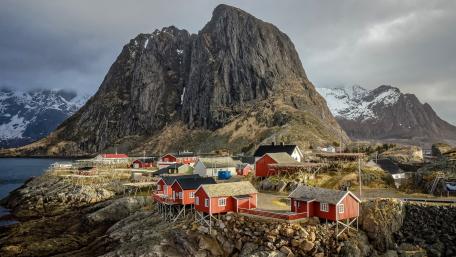 Hamnoy wallpaper