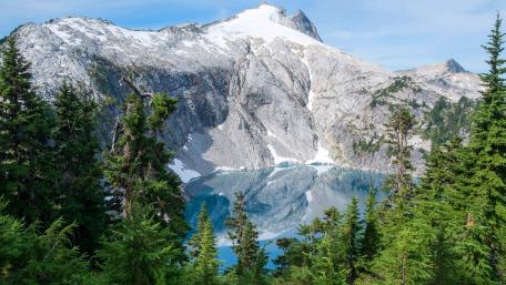 Snowking Mountain & Cyclone Lake (Mount Rainier National Park) wallpaper