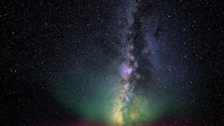 Majestic Milky Way Above Earth wallpaper
