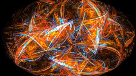 chaotic orange wallpaper