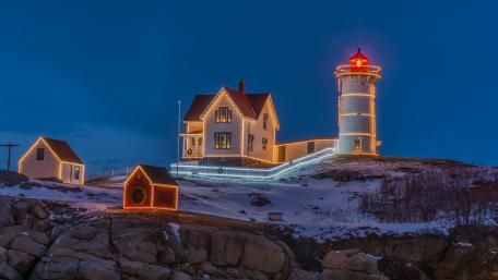 Nubble Lighthouse wallpaper