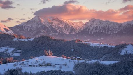 Saint Thomas church (Slovenia) wallpaper