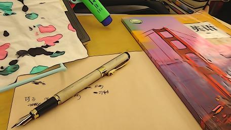 Creative Workspace Inspiration for Students and Artists wallpaper