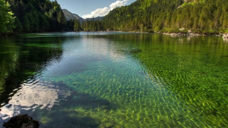 Crystalline Lake wallpaper