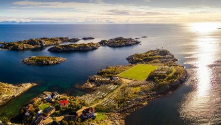 Henningsvaer Stadium wallpaper