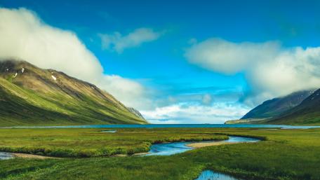 Héðinsfjarðarvatn wallpaper