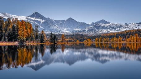 Kidelu lake, Altai Mountains wallpaper