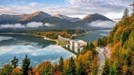 Faller Klamm Bridge wallpaper