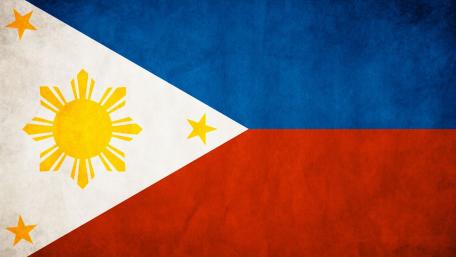 Vibrant Abstract Philippine Flag Wallpaper wallpaper