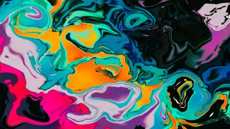 Different colors of paint wallpaper