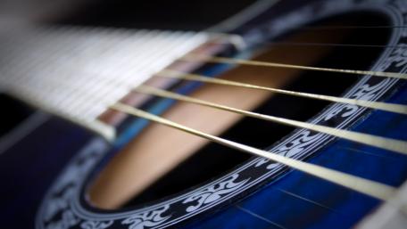 Strumming the Heartstrings of Music wallpaper