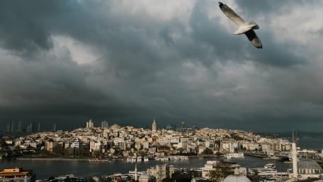 Istanbul dark cloud wallpaper