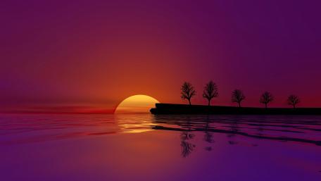 Serenity at Dusk wallpaper