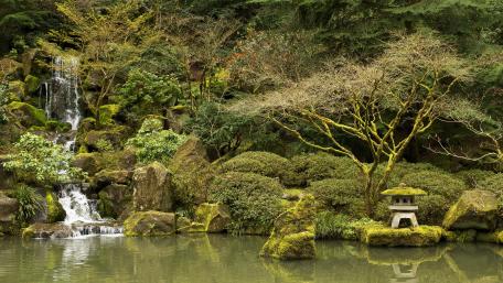 Portland Japanese Garden wallpaper