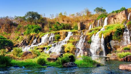 Pongour Waterfall wallpaper