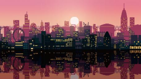 Twilight City wallpaper