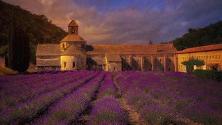 Abbaye Notre-Dame de Sénanque wallpaper