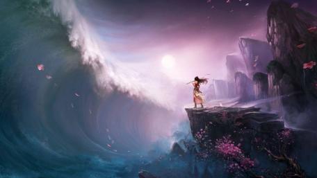 Fantasy anime art wallpaper